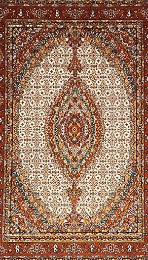 Kashan Beige Red